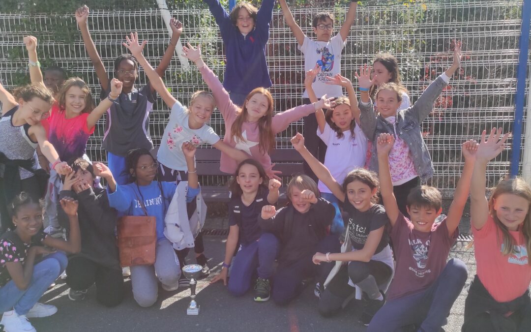 Superbe journée du sport scolaire avec toutes les sixièmes!