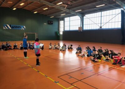 Lecture des chartes de jeunes arbitres et joueuses