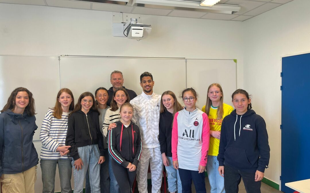 Ludovic Blas au collège Victor Hugo !!!