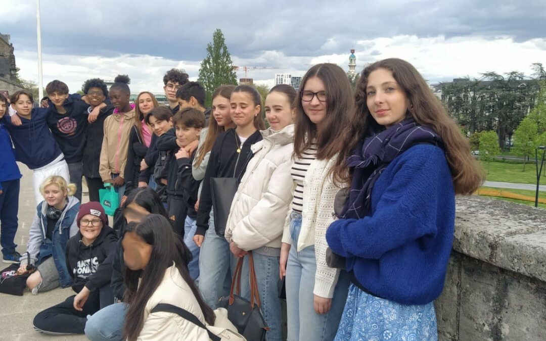 Nos correspondants gallois en visite au collège