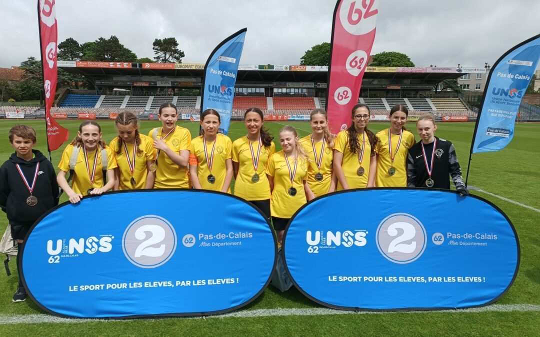 Vice-championnes de France de football féminin!!!